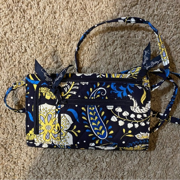 Vera Bradley Ellie Blue Crossbody Wallet - Picture 3 of 4